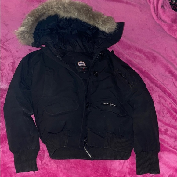 Canada Goose Jackets & Blazers - Canada Goose Black Jacket with Fur Hood